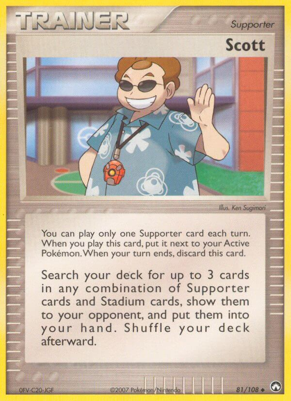 Scott Pokémon card