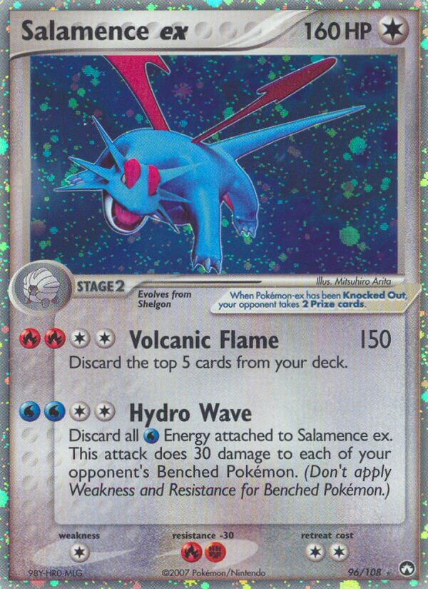 Salamence ex Pokémon card