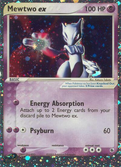 Mewtwo ex Pokémon card