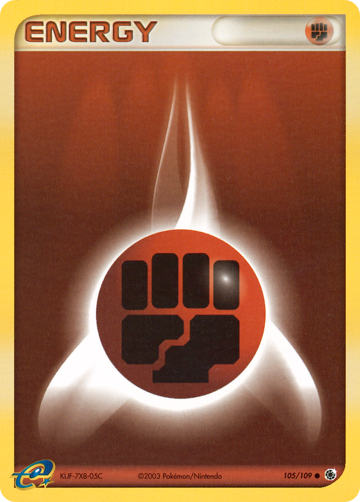 Fighting Energy Pokémon card