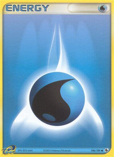 Water Energy Pokémon card