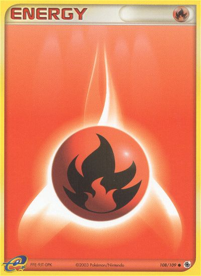 Fire Energy Pokémon card