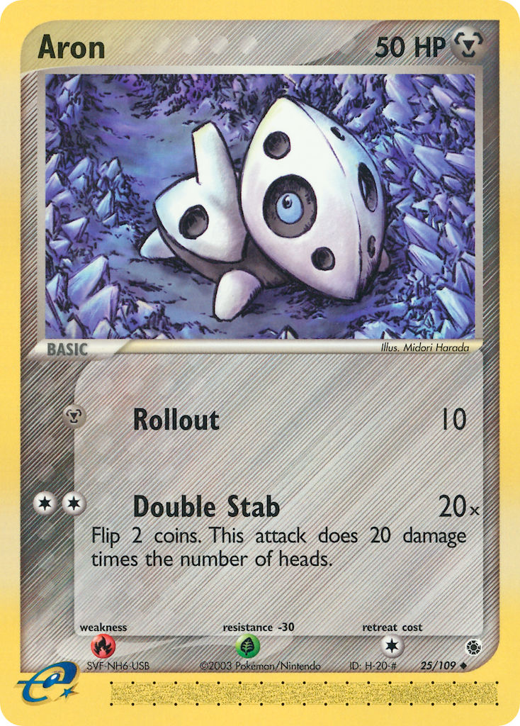 Aron Pokémon card