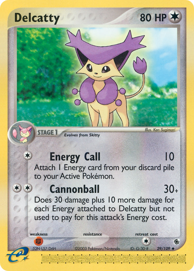 Delcatty Pokémon card
