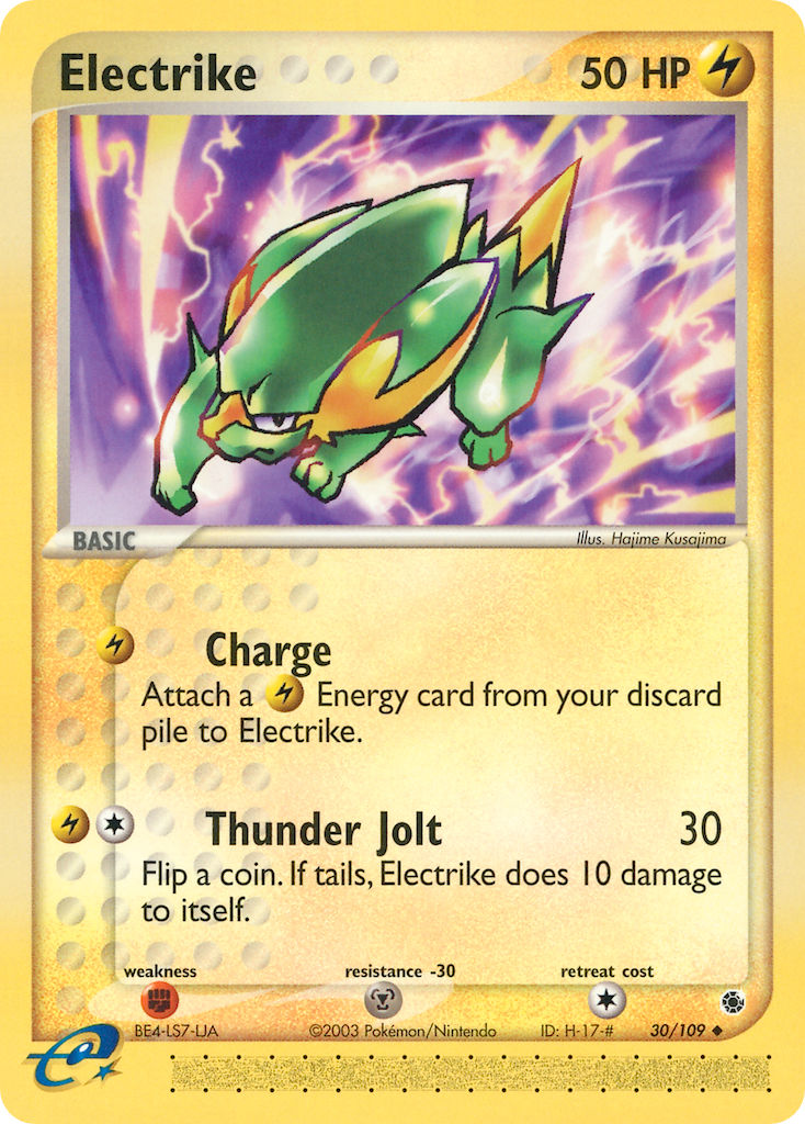 Electrike Pokémon card