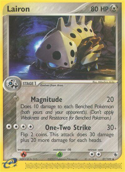 Lairon Pokémon card