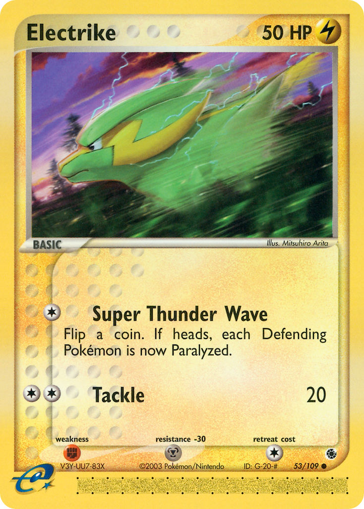 Electrike Pokémon card