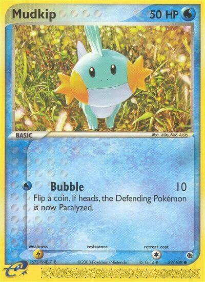 Mudkip Pokémon card