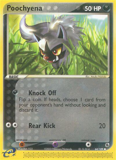 Poochyena Pokémon card