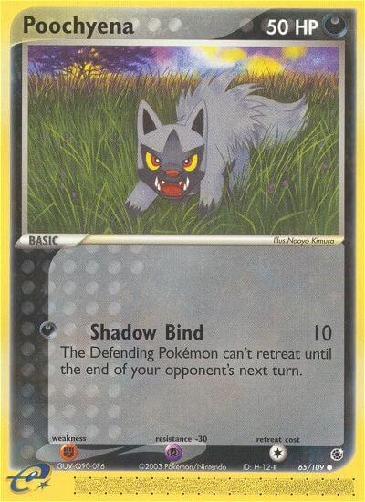Poochyena Pokémon card