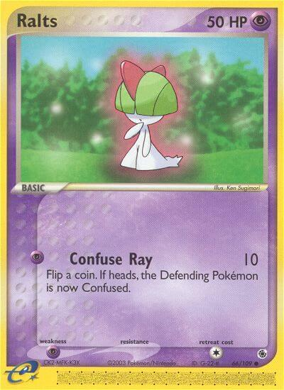 Ralts Pokémon card