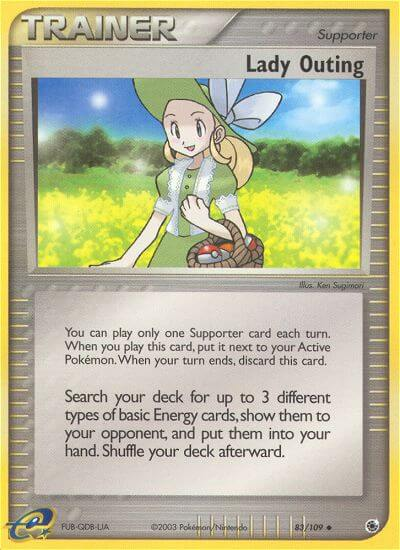 Lady Outing Pokémon card