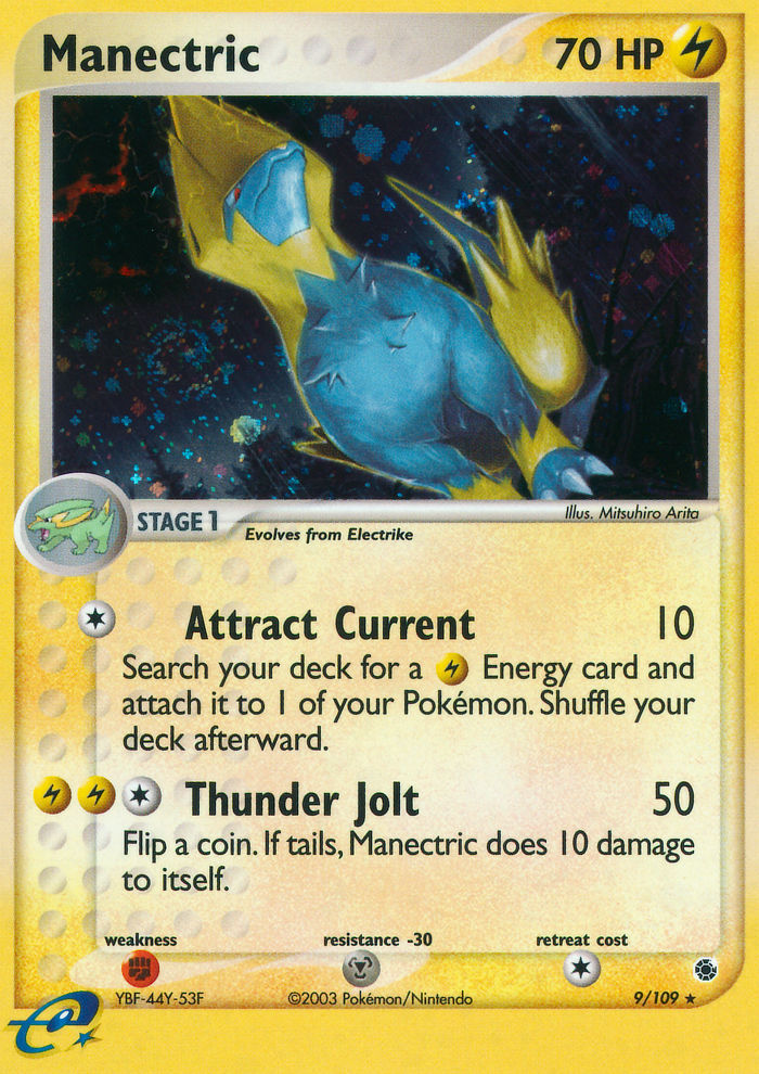 Manectric Pokémon card