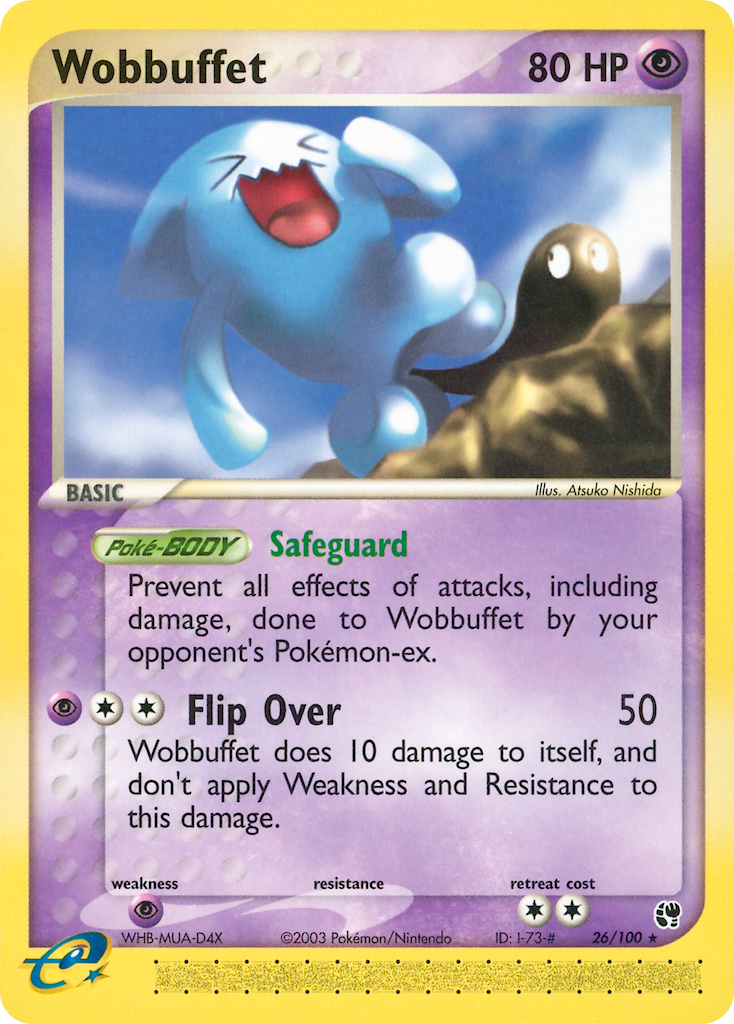 Wobbuffet Pokémon card