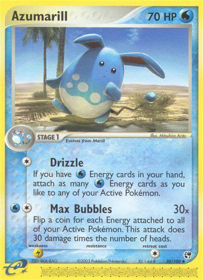 Azumarill Pokémon card