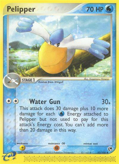 Pelipper Pokémon card