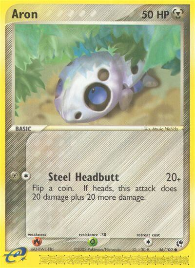 Aron Pokémon card