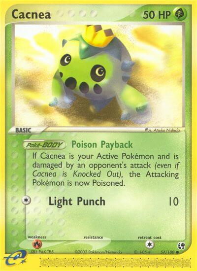 Cacnea Pokémon card