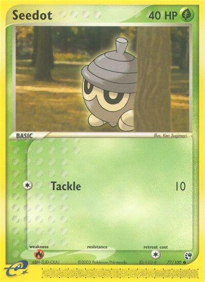 Seedot Pokémon card
