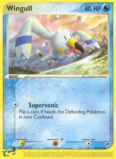 Wingull Pokémon card