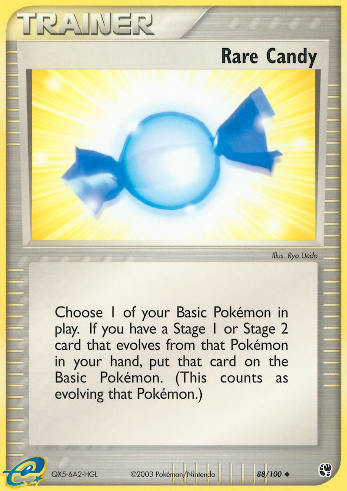 Rare Candy Pokémon card