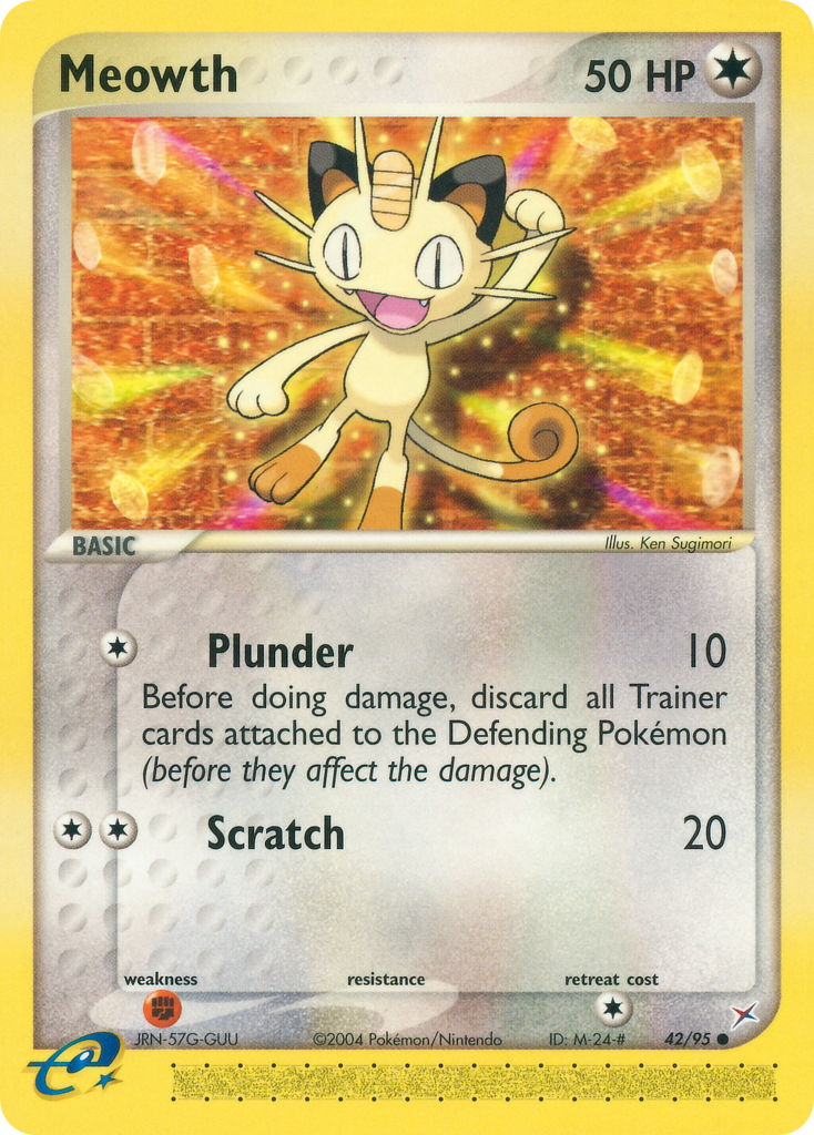 Meowth Pokémon card