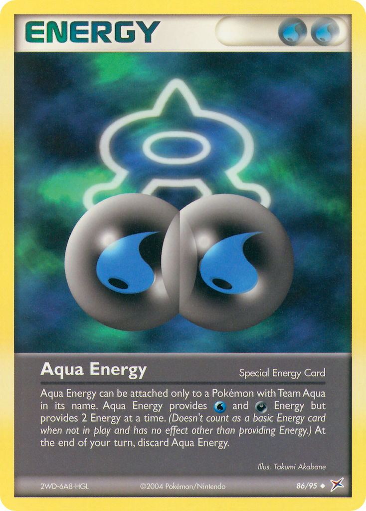 Aqua Energy Pokémon card