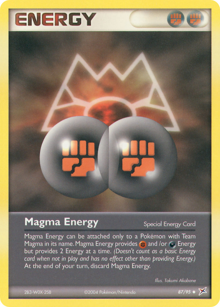 Magma Energy Pokémon card