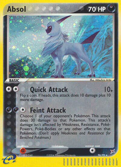Absol Pokémon card