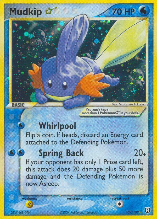 Mudkip Star Pokémon card