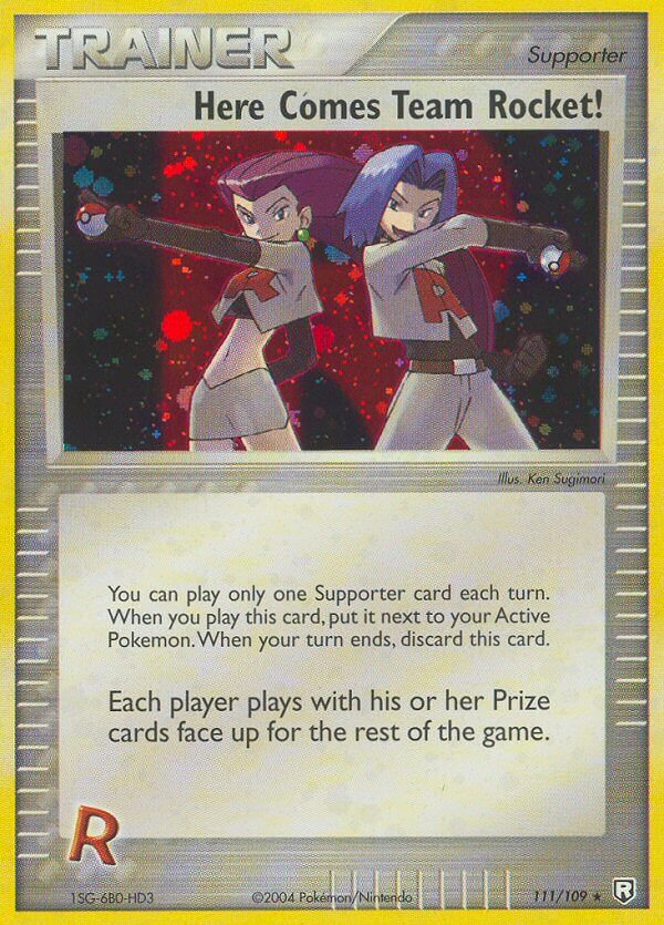 Here Comes Team Rocket! Pokémon card