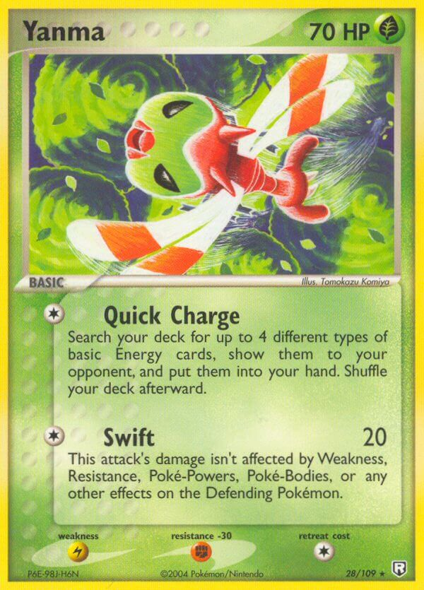 Yanma Pokémon card