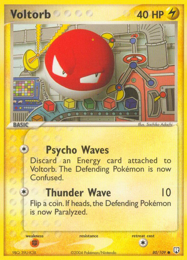 Voltorb Pokémon card