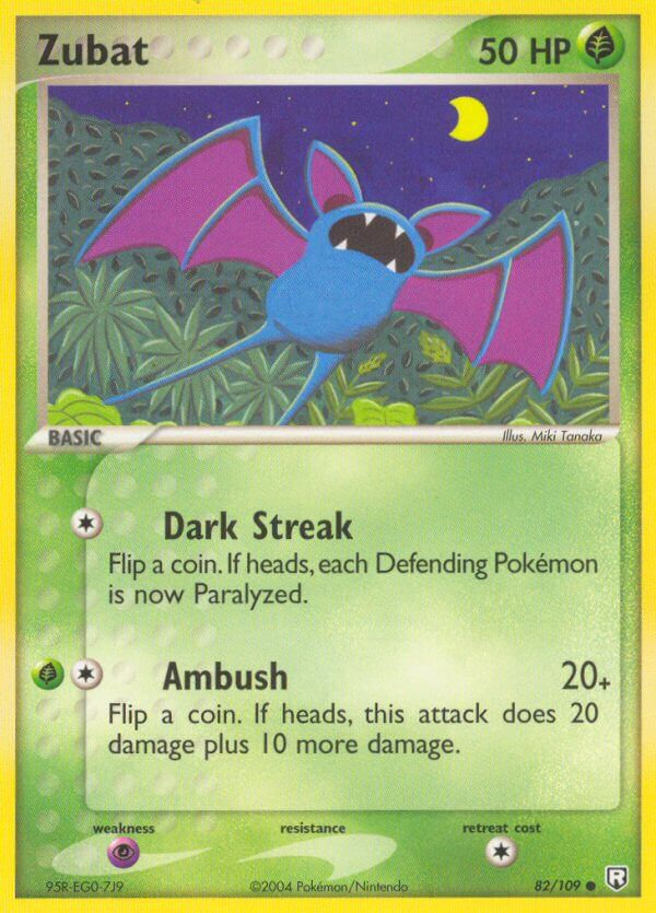 Zubat Pokémon card