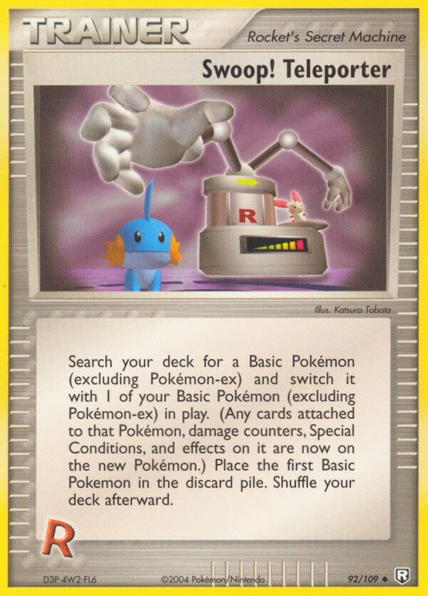 Swoop! Teleporter Pokémon card