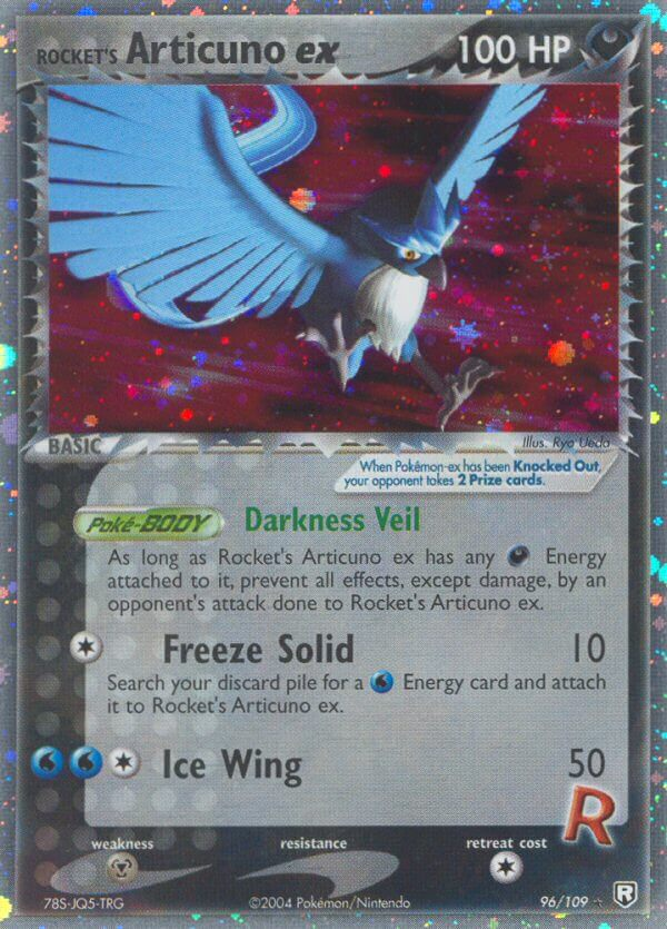 Rocket's Articuno ex Pokémon card