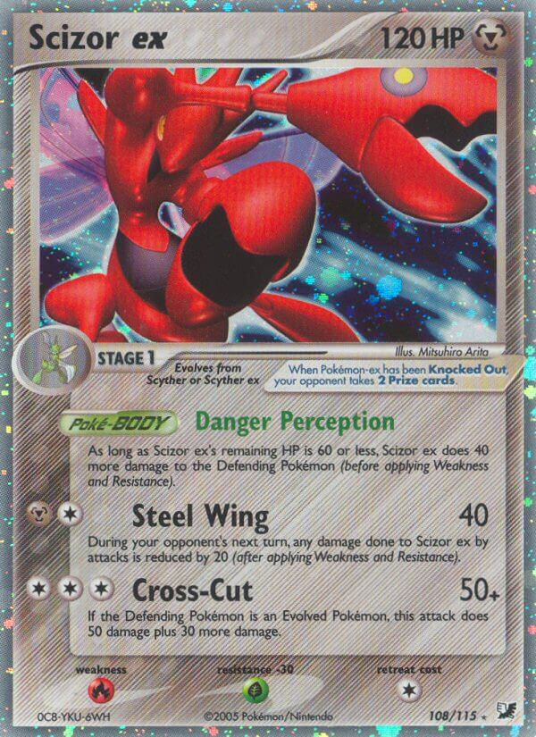Scizor ex Pokémon card