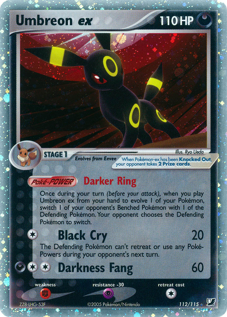 Umbreon ex Pokémon card