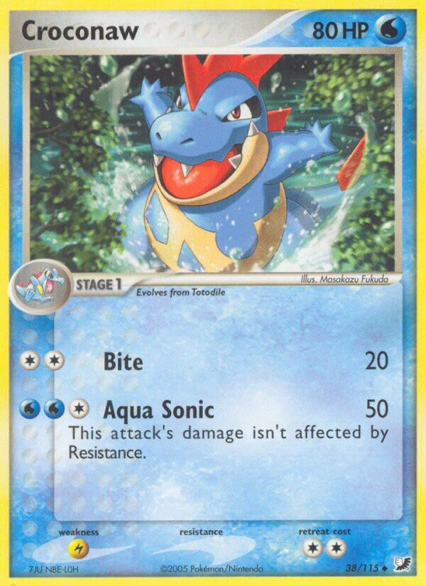 Croconaw Pokémon card