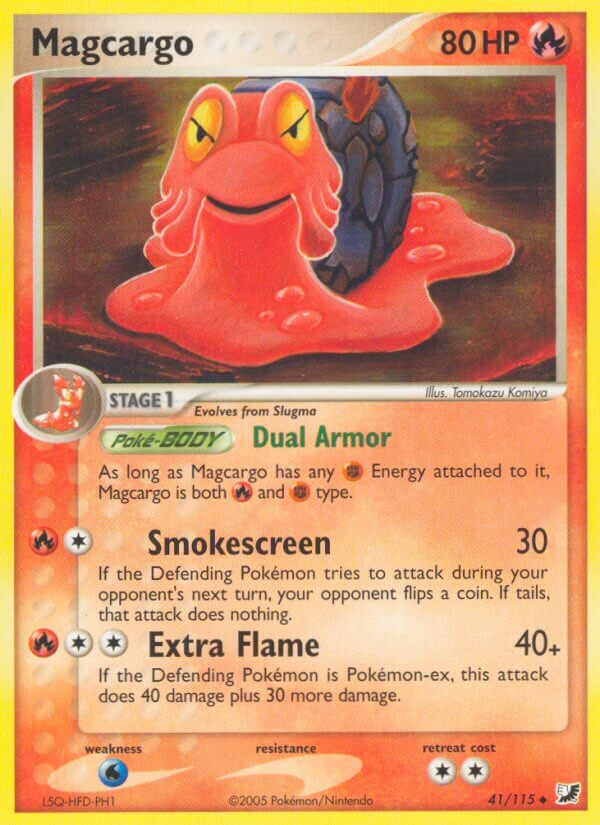 Magcargo Pokémon card