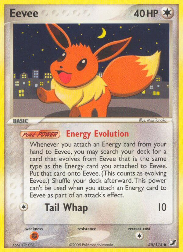 Eevee Pokémon card