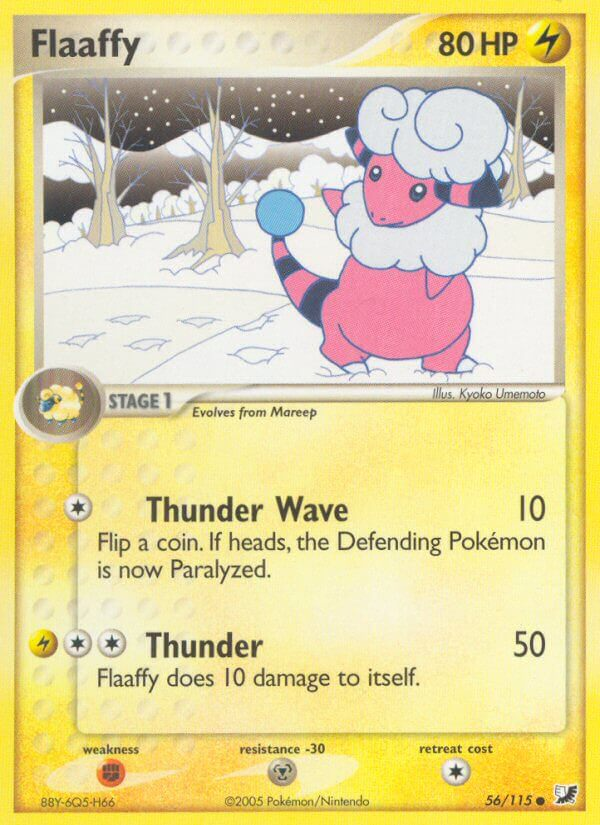 Flaaffy Pokémon card