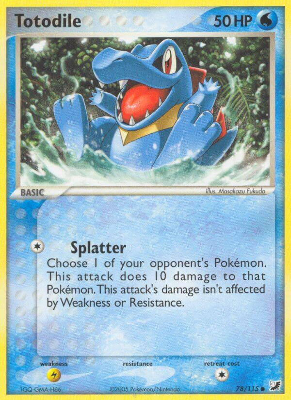 Totodile Pokémon card