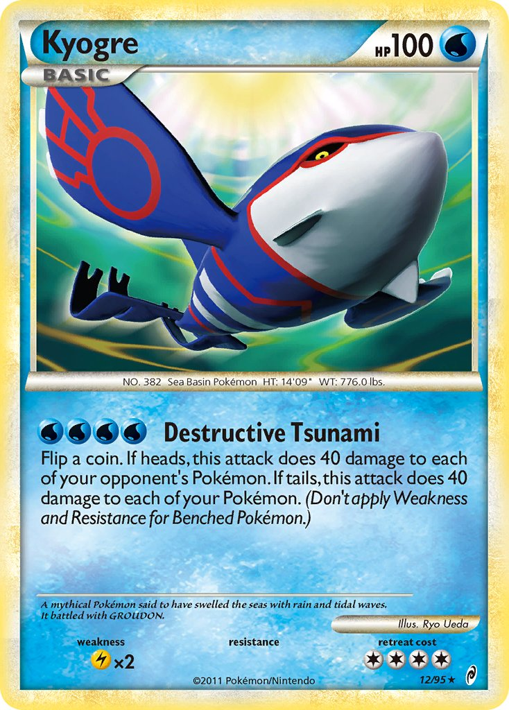 Kyogre Pokémon card