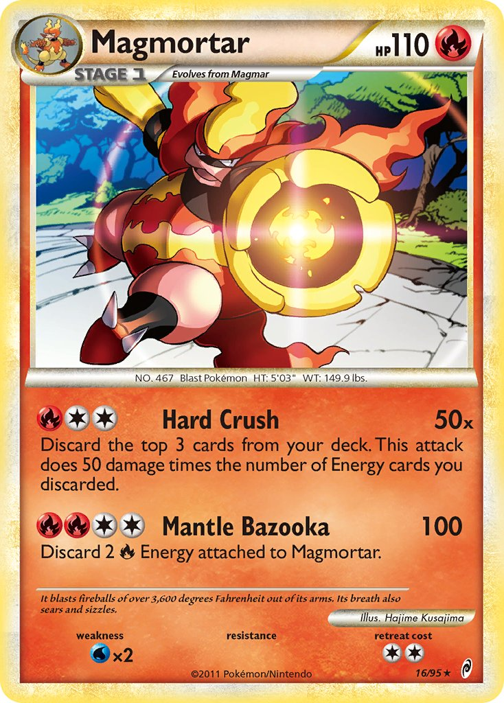 Magmortar Pokémon card