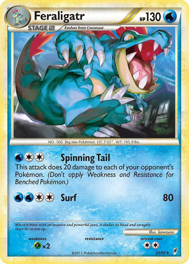Feraligatr Pokémon card
