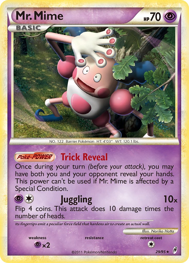 Mr. Mime Pokémon card