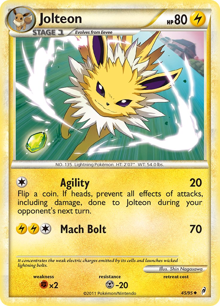 Jolteon Pokémon card