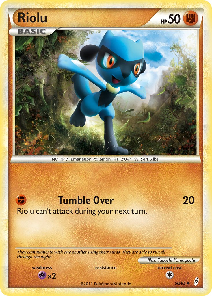 Riolu Pokémon card