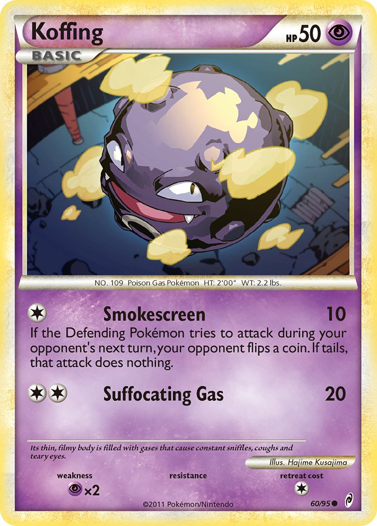Koffing Pokémon card